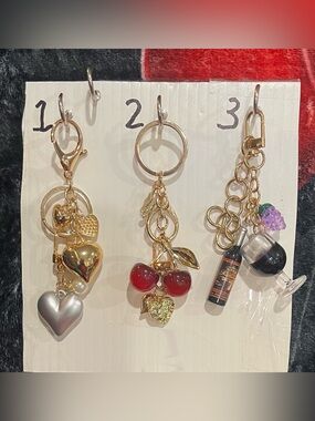 #4 Choice of 1 Bag/Key Charm with Gold or Silver Accents
